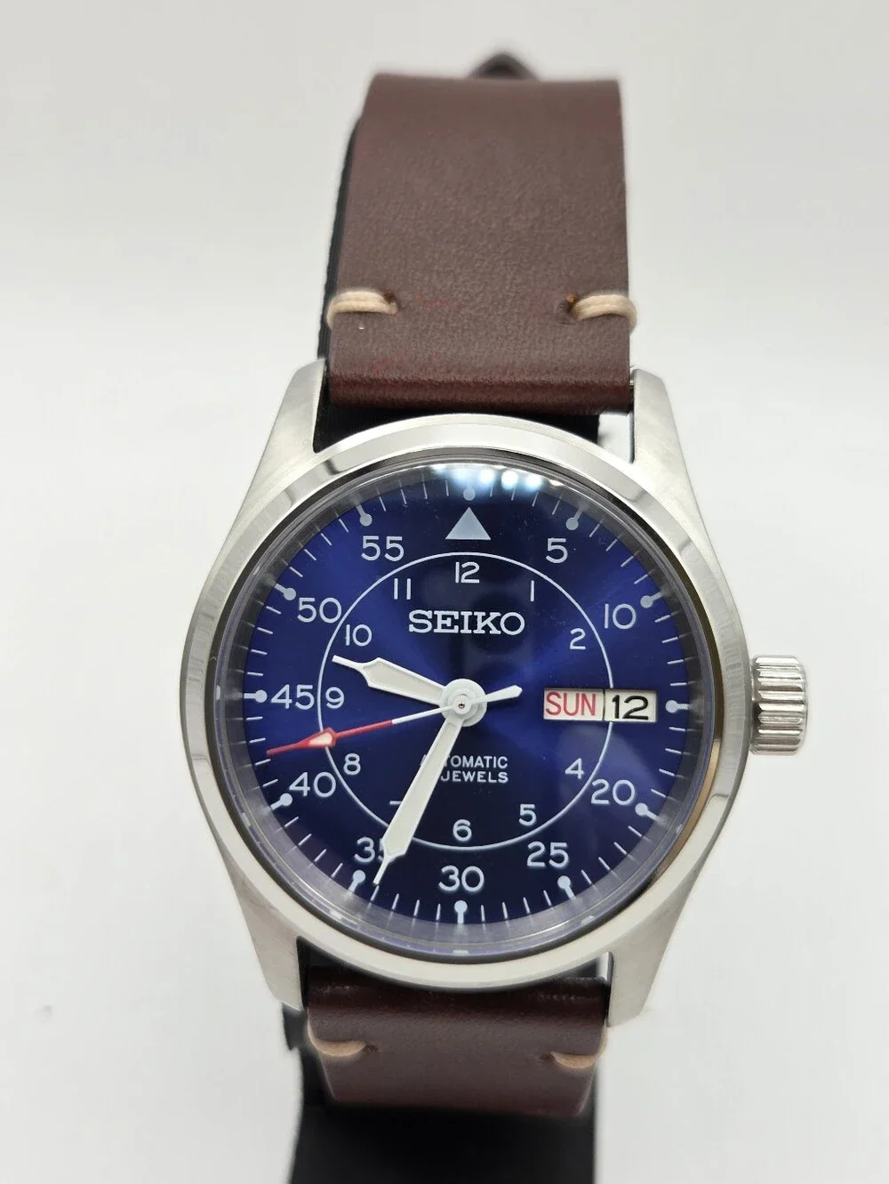 New 36mm SeikoMod Automatic Watch Type B Flieger Style